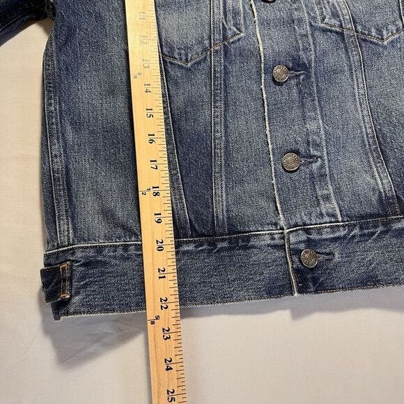 Edwin Jean Jacket (Clinton) Women's Sz S Epic Blue Cowgirl Western NWT - Picture 8 of 12